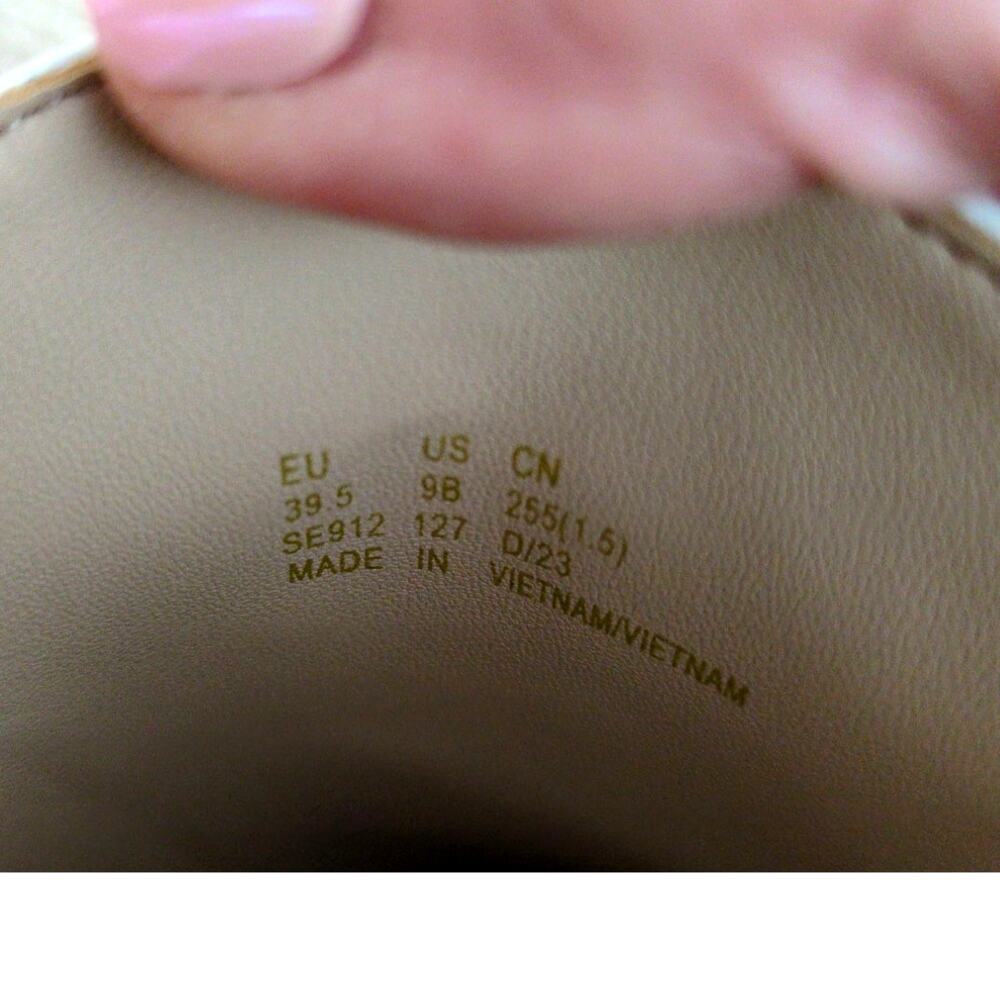Stuart Weitzman White Crystal Buckle Leather Mules - Picture 6 of 8